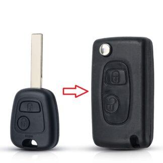 Модифицираща кутийка автоключ за Пежо отпред HU83